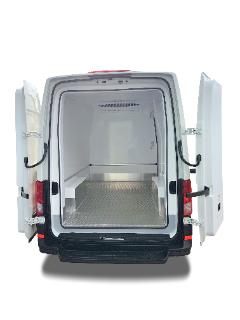 VW Crafter — produkty świeże; chłodzenie elektryczne