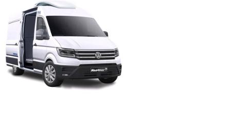 VW Crafter — produkty świeże; chłodzenie elektryczne